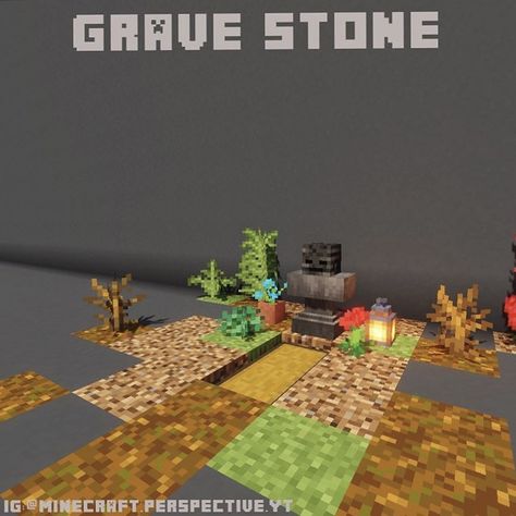 Mc Graveyard, Minecraft Graveyard Ideas, Minecraft Graveyard, Minecraft Elevator, Minecraft Build House, Cool Things To Build, Minecraft City Buildings, Minecraft Houses Survival, Minecraft Farm