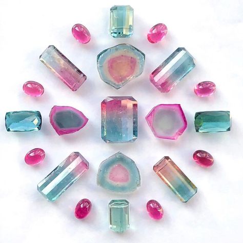 Gem Gossip, Gold Trend, Jewelry Artist, Rocks And Gems, Exclusive Jewelry, Watermelon Tourmaline, Tourmaline Crystal, Crystal Gems, Artistic Jewelry