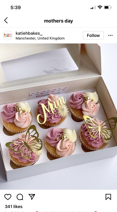 Birthday Day Cakes For Women, Mom Cupcakes Mother's Day, Cupcake For Mother's Day, Cupcakes For Mother's Day, Cupcake Mothers Day, Mother’s Day Cupcakes Ideas, Mothers Day Cupcakes Ideas Simple, Cake Treat Boxes Ideas, Cupcakes For Moms Birthday