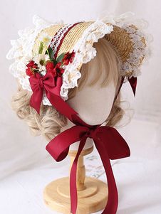 Dance Costumes Ballroom, One Piece Jumper, Anne With An E, Retro Costume, Bonnet Hat, Bow Pattern, Sweet Lolita, Lace Bows, Head Accessories