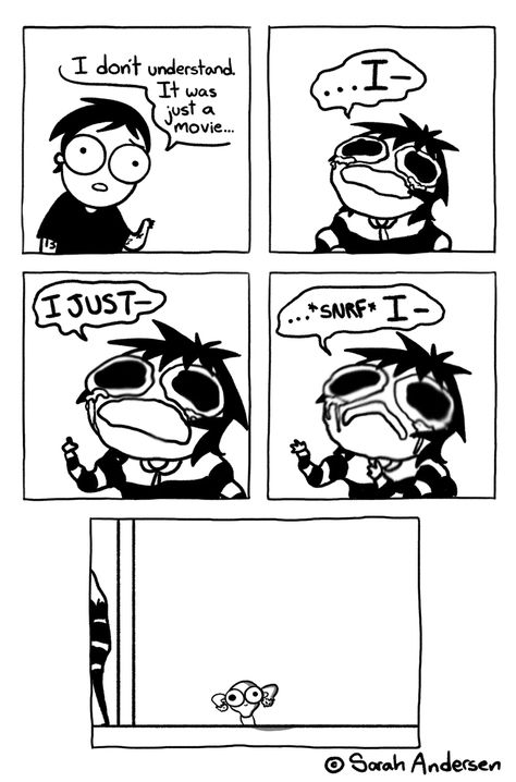 Sarah's Scribbles Comic Strip for December 02, 2017 Sarah Scribbles, Sarah Anderson Comics, Sarah's Scribbles, Sarah Andersen, Sarah Anderson, 4 Panel Life, Period Humor, Life Comics, Funny Comic Strips