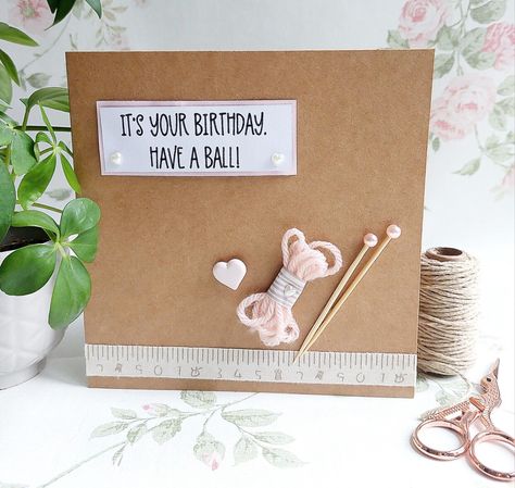 Wool Knitting, It's Your Birthday, Handmade Knitting, Knitting Needles, Birthday Cards, Free Delivery, Wool, Best Deals, Knitting