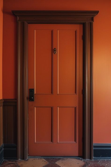 Door colors, y'all! If you feel like picking a color is just too big of a commitment or isn't you, we get it; door colors are almost all over the place! Here are 25 Interior Door Color Ideas. Colored Doors Interior, Interior Door Colors Ideas, Door Color Ideas, White And Silver Bedroom, Interior Door Color, Diy Interior Doors, Painted Interior Doors, Silver Bedroom, Orange Door