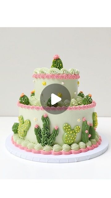 Simple Fondant Cake, Bakery London, Cactus Cake, Fondant Cake Designs, Cake Classes, Kitchen Sign, Fondant Cake, Mailing List, Fondant