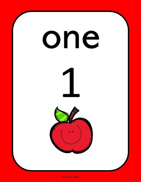 Excited to share this item from my #etsy shop: 20 Printable Numbers Posters. Happy Apple Numbers 1-20. Wall Charts Classroom Educational Learning 8.5 x 11 / Counting 1 to 20 / Homeschool Number Posters Free, Numbers Preschool Printables, Preschool Labels, Free Printable Numbers, Number Flashcards, Visual Schedule, Number Poster, Teaching Colors, Classroom Labels