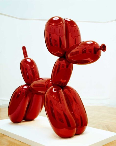 Damien Hirst | Gagosian Balloon Dog Sculpture, Red Sculpture, Pop Art Movement, Jeff Koons, Damien Hirst, Red Balloon, Balloon Dog, Balloon Animals, Balloon Art