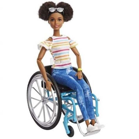 Barbie Wheelchair, Vintage Barbie Dress, African American Beauty, Baby Barbie, Wheel Chair, African American Dolls, Doll Clothes Barbie, Black Dolls, Barbie Fashionista