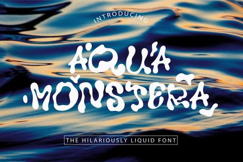 Aqua Monstera is a font that brings the mesmerizing fluidity of water to the world of typography. Organic and dynamic shapes evoke the playful dance of water drops. Aqua Monstera font is available for free download for personal use only. If you need the full version and a commercial license, you can purchase it by […] Get your free download of the Aqua Monstera Font now at Free Font Download! Water Typography, Organic Typography, Liquid Font, Water Shape, Free Font Download, Dynamic Shapes, Display Fonts, Commercial Fonts, Font Names