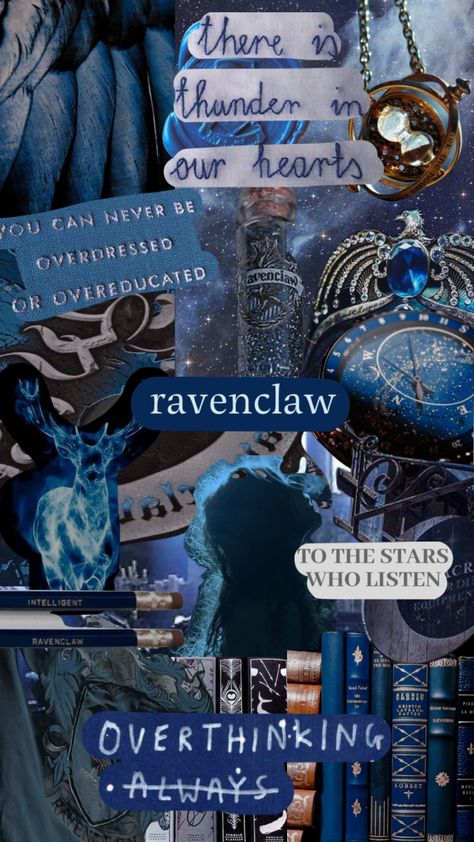 Dark Ravenclaw Aesthetic Wallpaper, Ravenclaw Dark Academia, Ravenclaw Wallpaper, Luna Lovegood Aesthetic, Harry Potter Planner, Raven Claw, Hp Aesthetic, Slytherin And Hufflepuff, Potter Wallpaper