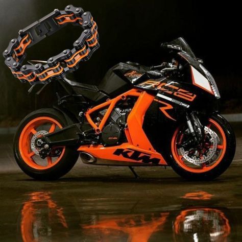 Riding ought to be COLORFUL! So as your Bike and Gears! So as Memories! Black And Orange Motorcycle, Orange Motorcycle Aesthetic, Ktm Rc8 1190, Ktm Bike, Ktm Rc8, Duke Bike, Ktm Motorcycles, Ktm Rc, Motorcycle Aesthetic