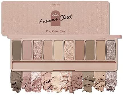 Amazon.com : ETUDE Official Play Color Eye Shadow Autumn Closet 0.03 oz (0.7 g) x 10 Colors : Beauty & Personal Care Clio Pro Eye Palette Autumn Breeze, Etude House Play Color Eyes, Etude House Eyeshadow Palette, Etude House Eyeshadow, Romand Eyeshadow Pallete, K Beauty Eyeshadow Palette, Closet Colors, Glitter Shadow, Etude House