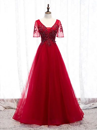 Luxurious Dress, Wedding Guest Formal, Luxurious Dresses, Dress Wedding Guest, Dresses Quinceanera, A Line Prom Dresses, Beaded Applique, Dress Spaghetti, Wedding Bridesmaid Dresses