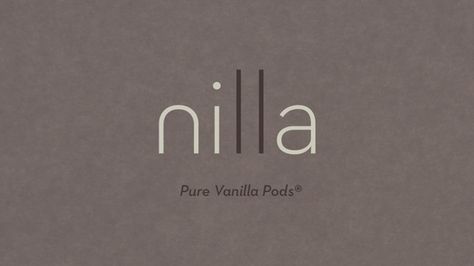 nilla by Julian Hrankov Vanilla Logo, Beautiful Typography, A Concept, Colour Palettes, Restaurant Design, Good Job, Logo Inspiration, Illustration Design, Vanilla