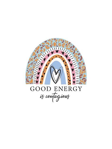 "Good Energy is contagious, Positive quote and cute rainbow" Sleeveless Top by CherryliciousCo | Redbubble Wellbeing Logo, Good Energy Is Contagious, Coaching Logo, Retro Shirt Design, Rainbow Boho, Circle Quotes, Health Coaching, Cute Rainbow, Sleeveless Top Designs