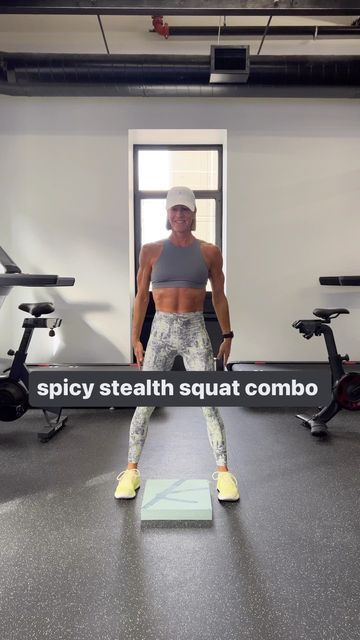 Kira Stokes - kirastokes.com on Instagram: "Lateral Lunge Stealth Squat combo…save and try - IT’S A BODYWEIGHT BURNER! Obviously the Kira Kushion Balance Pad makes it 👌- TAP TO SHOP 🔹KSFITAPP athletes - this would actually be a GREAT bonus bodyweight finisher combo to add to the NEW Lower Body Build Burnout that dropped Friday! 45 seconds work, 15 seconds rest, 4 rounds. 🔹Notice how I take the time to hit each changing position (be very aware of your foot position) to truly feel the work. STA Kira Stokes, Body Build, Lateral Lunges, Leg Workouts, Fit Over 40, Lower Body Workout, Body Workout, Leg Workout, Lower Body