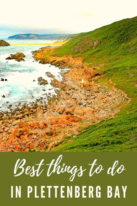 Best things to do in Plettenberg Bay 2022 - STINGY NOMADS Bungy Jumping, Thailand Activities, Koh Samui Beach, Plettenberg Bay, Sky Diving, Mountain Backdrop, Thailand Beaches, Swimming Activities, Beach Adventure