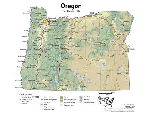 Oregon Map on Behance Rockhounding Oregon, Oregon Map, Travel Oregon, Southern Oregon Coast, Satellite Maps, Oregon State University, America Map, Topo Map, Southern Oregon