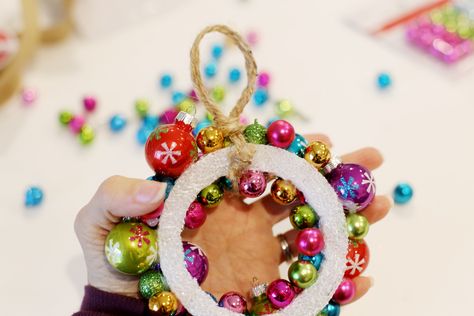 I am a little addicted to Ornament Wreaths – I just love them! But you only have one front door, so I thought of the super fun idea to make a Mini Ornament Wreath – perfect for a tree ornament! Mini Ornament Wreath This post may contain affiliate links. I really love how this came...Read More » Mini Wreath Ornaments, Miniature Wreaths Diy, Mini Door Ornament, Mini Ornaments Wreath, Crochet Mini Wreath Ornaments, Mini Ornaments, Wreath Maker, Ornament Wreath, How To Make Wreaths