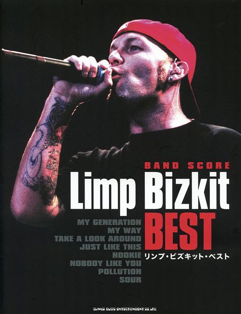 Limp Bizkit Album Cover, Limp Bizkit Poster, 2000s Rock Bands, Fred Durst, Heavy Metal Art, Limp Bizkit, It Band, Battle Jacket, Image Bank