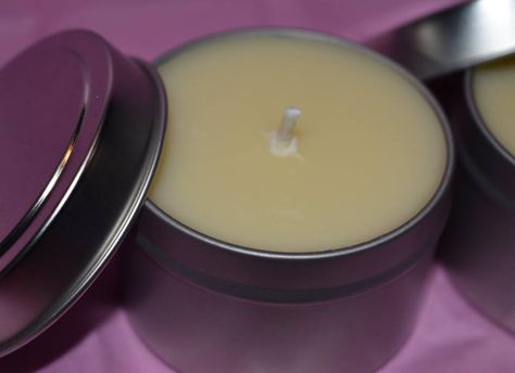 DIY Aphrodisiac Massage Candles – Christine Loves Crafts Beeswax Massage Candle Diy, How To Make Massage Candles, Diy Massage Candle Recipe, Massage Candle Packaging, Lotion Candles Diy, Lotion Candle Recipe, Massage Oil Candle Diy, Diy Massage Candle, Massage Candle Recipe