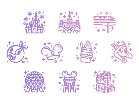 Icons Doodle, Mickey Tattoo, Disney Doodles, Disney+ Icon, Disney Sleeve, Disney Silhouette, Disney Silhouettes, Idee Cricut, World Icon