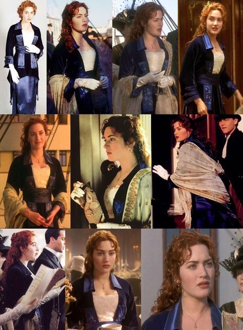 Rose Dewitt Bukater Outfit, Rose Titanic Cosplay, Rose Bukater, Titanic Prom, Titanic Dresses, Titanic Movie Scenes, Titanic Movie Facts, Titanic Costume, Rose Dewitt Bukater