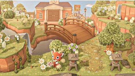 Vintage Acnh, Acnh Island Entrance Ideas, Acnh Build Ideas, Animal Crossing Island Inspiration, Cottage Core Animal Crossing, Cottagecore Animal Crossing, Acnh Inspiration, Acnh Cottagecore, Cozy Gaming