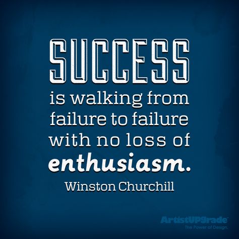 "Success is walking from failure to failure with no loss of enthusiasm." — Winston Churchill #quote #success Best Motivational Quotes Ever, Number 6, Best Motivational Quotes, Winston Churchill, Awesome Quotes, Work Quotes, Amazing Quotes, Good Advice, Inspiration Quotes