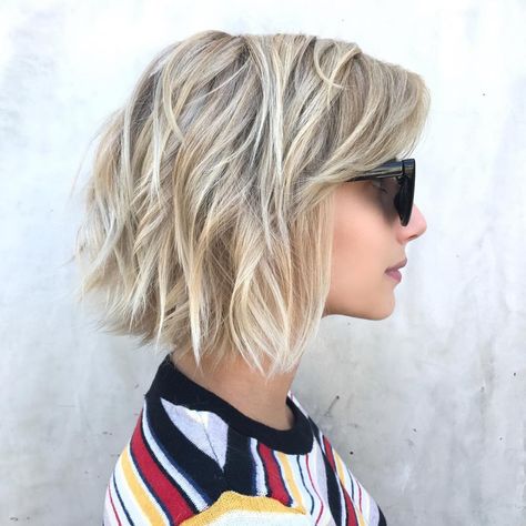 Top 10 Low-Maintenance Short Bob Cuts for Thick Hair, Short Hairstyles 2019 Bob Lung, Champagne Blond, Trendy We Fryzurach, Long Face Haircuts, Medium Bob Haircut, Thick Hair Cuts, Long Face Hairstyles, Medium Bob Hairstyles, Long Face