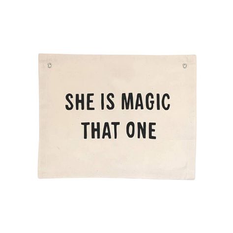 She is Magic Banner - Natural – Project Nursery She Is Magic, Rustic Baby Nurseries, Urban Baby, Baby Nursery Wall Art, Childrens Wall Decor, Wood Nursery, One Banner, Cute Phrases, Canvas Banner