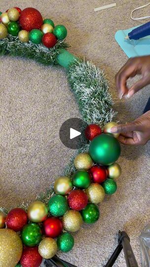 1.1M views · 71K reactions | Large Christmas Wreath using a hula hoop and Pool noodle from Dollar Tree

#christmasdecorations #fyp #DIY | By NatFacebook Pool Noodle Wreath Christmas, Giant Christmas Wreath, Pool Noodle Christmas Wreath, Pool Noodle Wreath, Christmas Bazaar Crafts, Christmas Reef, 2023 Crafts, Christmas Orniments, Holidays Decorations