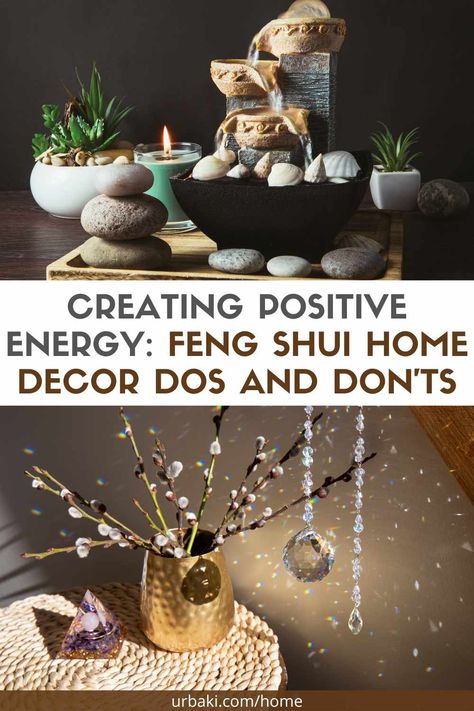 Are you ready to transform your home into a harmonious sanctuary filled with positive energy? Look no further than Feng Shui home decor! In this article, we'll delve into the dos and don'ts of decorating your space using symbolic items and colors to balance and harmonize your environment.rnrnWhether you're a Feng Shui enthusiast or new to the practice, understanding these principles will empower you to make better decisions and create a space that radiates auspicious energy. Join us as we... Feng Shui Bedroom Art, Feng Shui Colors Home, Feng Shui Vision Board, Feng Shui Entryway, Feng Shui Living Room Decor, Feng Shui Colors, Room Feng Shui, Feng Shui Tree, Feng Shui Symbols