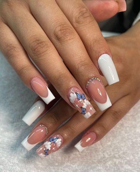 Nails Poly Gel Ideas, Poly Gel Nails Design, Girls Nail Designs, Nails Designer, Band Nails, Art Deco Nails, French Acrylic Nails, Pretty Nail Art Designs, Really Cute Nails