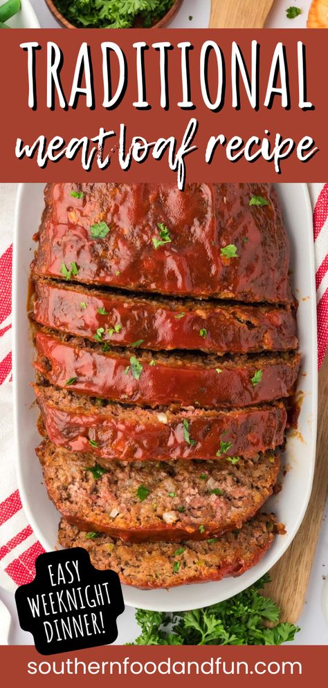 Meatloaf With Oats, Cheeseburger Meatloaf Recipes, Glazed Meatloaf, Traditional Meatloaf Recipes, Easy Meatloaf Recipe, Cheeseburger Meatloaf, Meatloaf Glaze, Leftover Meatloaf, Traditional Meatloaf