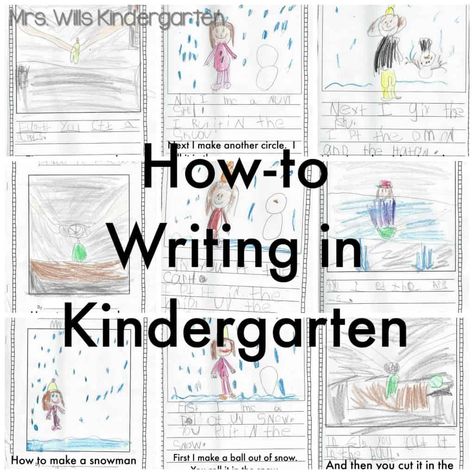 Writing In Kindergarten, Writers Workshop Kindergarten, Writing Kindergarten, Writing Center Kindergarten, Procedural Writing, Kindergarten Language Arts, Ela Writing, Writers Workshop, Writing Instruction