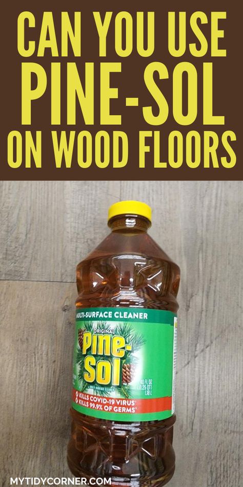 Pine Sol Hacks, Fake Hardwood Floors, Pine Sol Cleaning, Fake Wood Flooring, Hand Scraped Wood Floors, Pine Sol, Composite Flooring, Types Of Wood Flooring, Wood Floor Cleaner