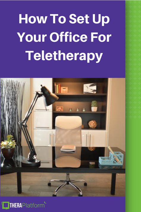 Telehealth Therapy Office, Therapist Home Office Telehealth, Online Therapy Aesthetic, Teletherapy Office Setup, Virtual Therapy Office, Telehealth Office Setup, Psychotherapist Office, Slp Teletherapy, Speech Teletherapy