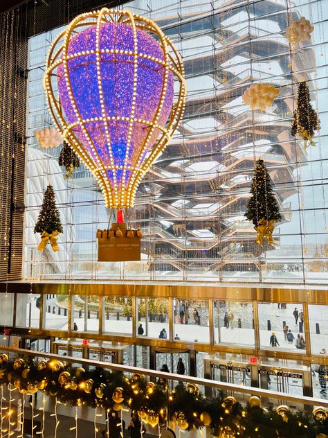 Hudson yards New york during christmas . New York During Christmas, Hudson Yards Nyc Christmas, Rockefeller Plaza Christmas, Nyc Rockefeller Center Christmas, Hudson Yards Nyc Photography, New York Rockefeller Center Christmas, Hudson Yards, Fair Grounds, Yard