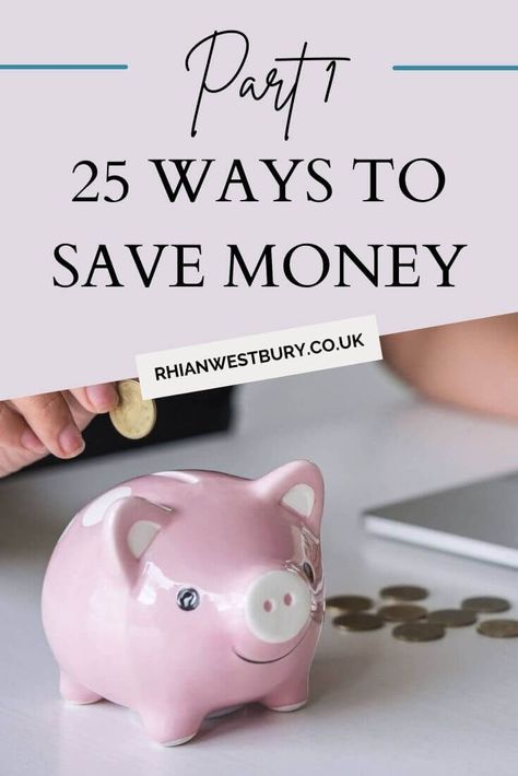 25 Ways To Save Money- Part 1 #savemoney #savingmoney #howtosave #howtosavemoney Saving Money Uk, Money Saving Tips Uk, Saving Hacks, Car Tips, Finance Organization, Build Wealth, Money Challenge, Money Saving Challenge, Savings Plan