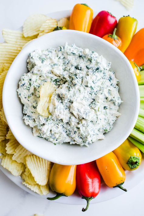 Gluten Free Spinach Dip, Cold Spinach Dip, Spinach Dip Cold, Classic Spinach Dip, Knorr Spinach Dip, Vegan Spinach Artichoke Dip, Seasoned Pretzels, Dip Vegan, Spinach Dip Recipe