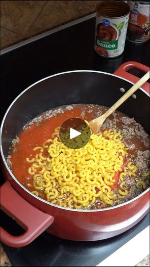 Homemade Goulash, Kristin's Friends, Charles Parks, Meat Pasta, Okay Okay, Hamburger Meat, Hamburger Recipes, Elbow Macaroni, Diced Tomatoes