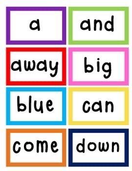 Preschool Word Walls, Word Wall Kindergarten, Kindergarten Sight Words List, Preschool Apps, 3rd Grade Words, Sight Word Fun, Dolch Words, Sight Word Flashcards, Sight Words List