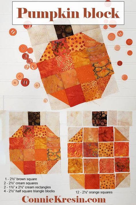 Quilt Fall Patterns, Pumpkin Blocks Quilt, Thanksgiving Quilt Blocks, Fall Quilt Wall Hangings, Halloween Quilt Ideas, Halloween Quilts Ideas Free Pattern, Fall Quilts Autumn, Fall Quilt Blocks, Halloween Quilts Ideas