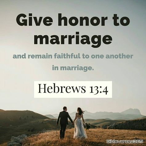 Daily Bible Verses on Instagram: “Give honor to marriage, and remain faithful to one another in marriage. God will surely judge people who are immoral and those who commit…” Marriage Quotes From The Bible, Wedding Bible Verses, Marriage Scripture, Marriage Bible Verses, Korean Study, Daily Bible Verses, Judge People, Wedding Bible, Biblical Marriage Quotes