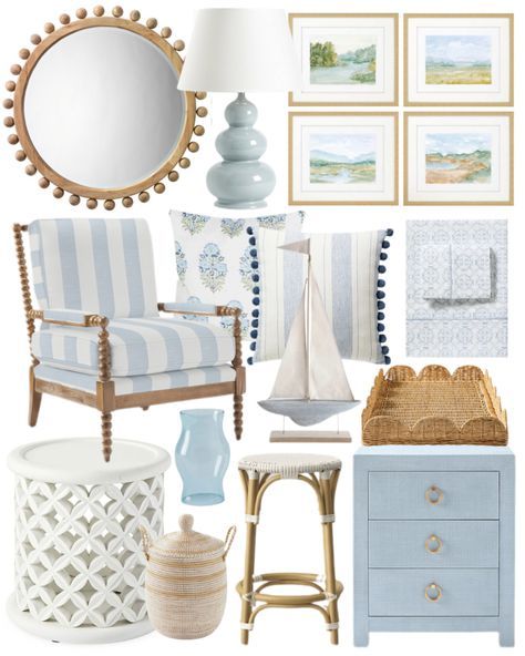 Beach Themed Bedroom, Beach House Interior Design, Coastal Room, Fall Living Room, Coastal Home Decor, Coastal Living Rooms, Beach House Interior, Coastal Living Room, White Living