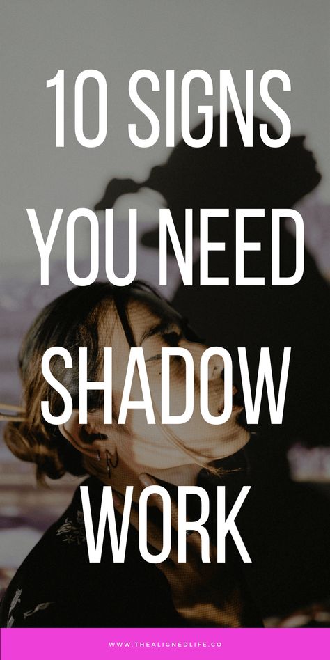 10 Signs You Need Shadow Work Jungian Shadow Work, What Is Shadow Work Spiritual, Shadow Work Images, Free Shadow Work Printables, How To Do Shadow Work, Shadow Integration, Manifestation Blocks, Shadow Work For Beginners, Shadow Healing