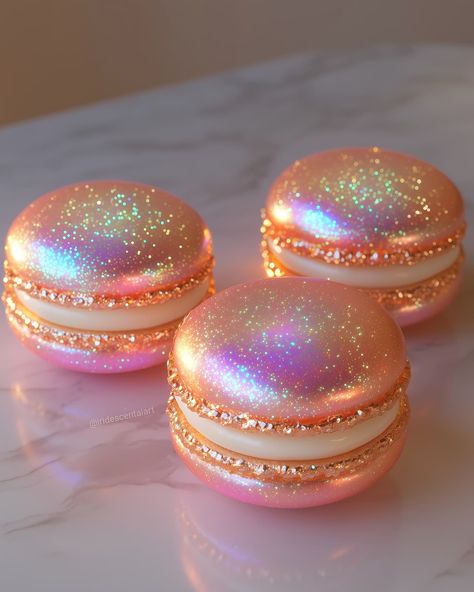 These macarons are out of this world ✨🌌 #Macaron #Glitter #GlitterArt #Galaxy #Dessert #IridescentArt #Iridescent Glitter Macarons, Crystal Food, Fruit Wallpaper, Pretty Iphone Cases, Glitter Art, Pinterest Ideas, Great Hairstyles, Great Tattoos, Hot Nails