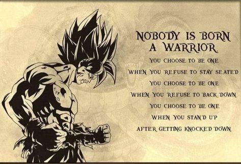 Dbz Quotes, Dragon Ball Poster, Military Life Quotes, Maturity Quotes, Balls Quote, Attack On Titan Tattoo, John Rambo, Believe In Yourself Quotes, Dragon Ball Wallpaper Iphone