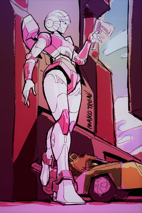 Twitter Transformers Comic Art, Transformers Arcee, Transformers Girl, Arcee Transformers, Transformers Art Design, Transformers Cybertron, Transformers Funny, Transformers Design, Transformers Autobots