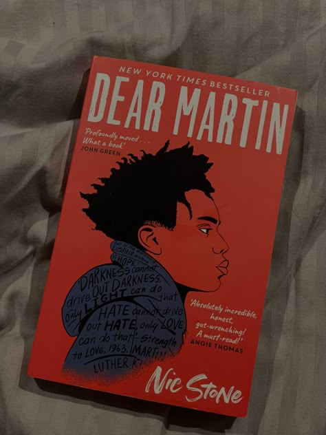 Dear Martin Book, Book Brunch, Dear Martin, Books By Black Authors, Black Literature, Tbr Pile, Book Reading Journal, Development Books, Empowering Books